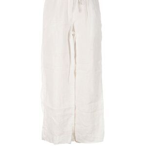 J. Crew White Linen Pants Size Extra Small Tall